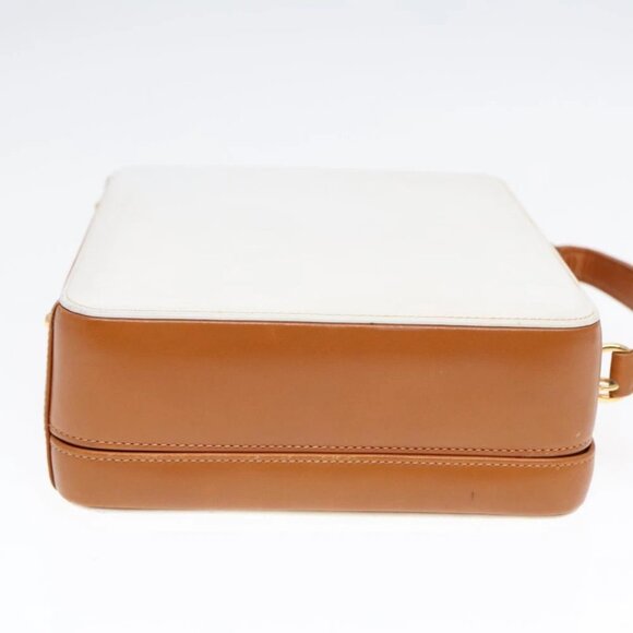 GUCCI Hand Bag Leather 2way White Gold - Picture 6 of 14